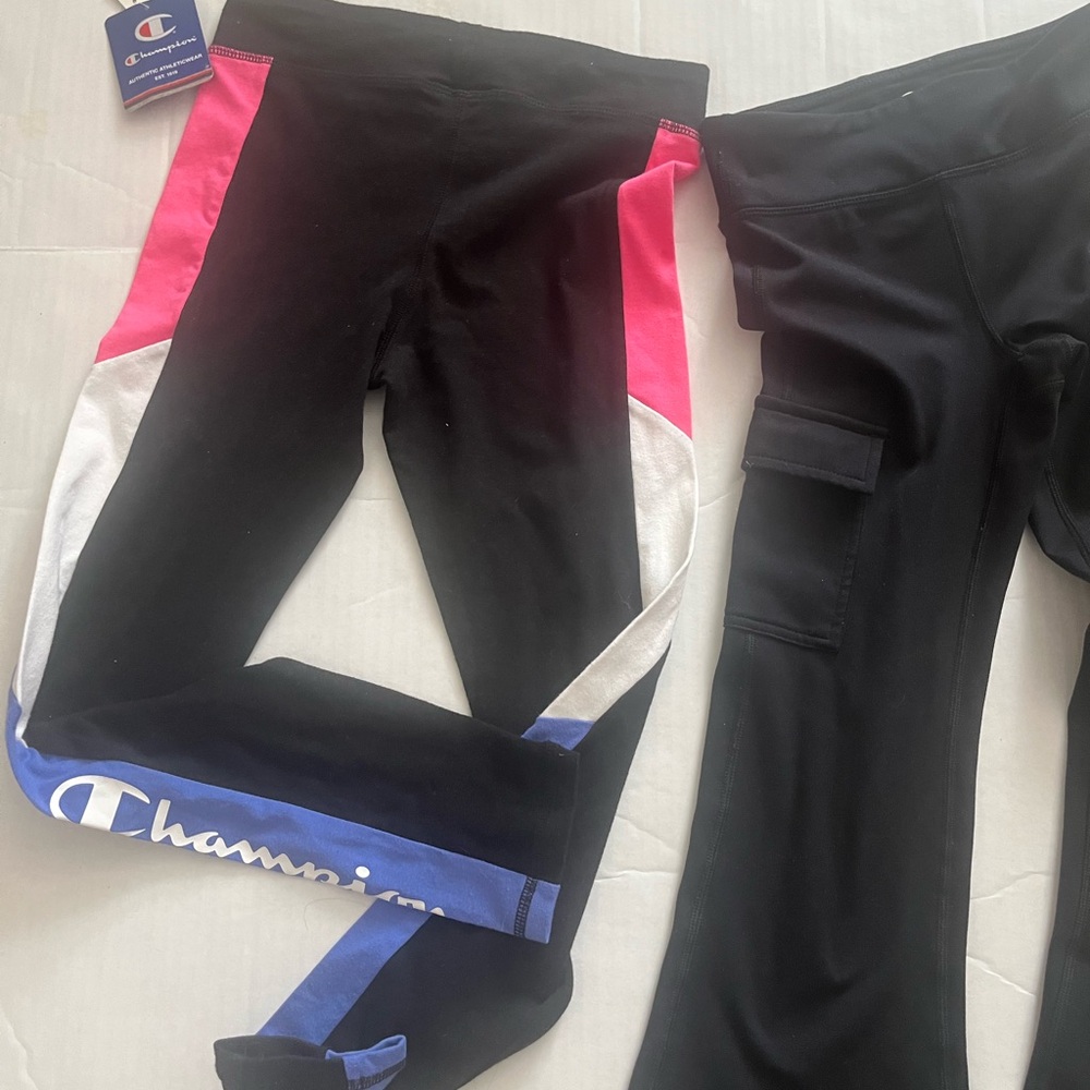 NWT Champion Kids Leggings - Black, Pink, Blue, White